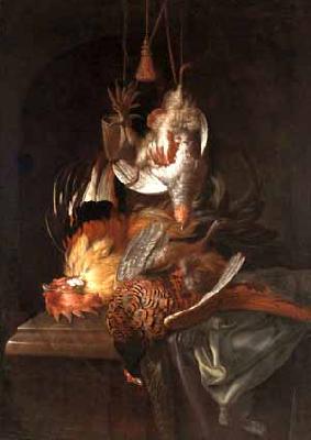 Willem van Aelst Hunting trophies Sweden oil painting art